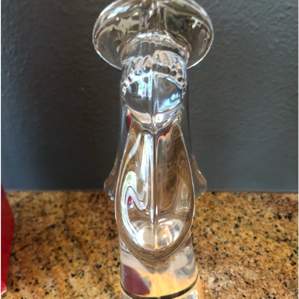 Toscany vintage collectible 24% lead crystal Christmas angel